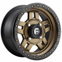 14x7 Fuel Anza D583 Bronze w/ Black Wheel - 4/156