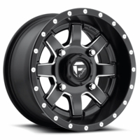 14x7 Fuel Maverick D538 Matte Black and Milled Wheel - 4/156