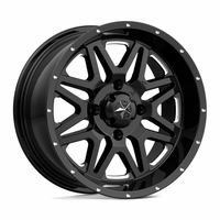 14x7 MSA M26 Vibe Black and Milled Wheel - 4/156