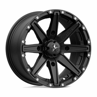 14x7 MSA M33 Clutch Satin Black Wheel - 4/156