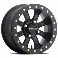 14x7 Raceline Mamba Blackout Beadlock Wheel - 4/156