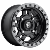 15x7 Fuel Anza D557 Matte Black w/ Gunmetal Wheel - 4/156