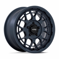 15x7 KMC KS139 Technic Metallic Blue Wheel - 4/114.3