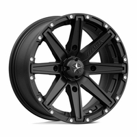 15x7 MSA M33 Clutch Satin Black Wheel - 4/156