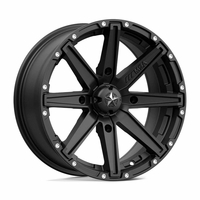 16x7 MSA M33 Clutch Satin Black Wheel - 4/156