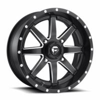 18x7 Fuel Maverick D538 Matte Black and Milled Wheel - 4/156