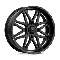 18x7 MSA M26 Vibe Black and Milled Wheel - 4/156