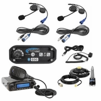 2 Person Intercom System with Digital Radio and Helmet Kit by Rugged Radios