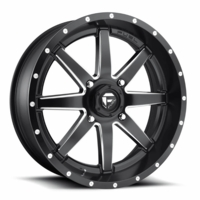 20x7 Fuel Maverick D538 Matte Black and Milled Wheel - 4/156