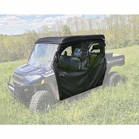 3 Star Black Soft Doors, Rear Window and Top - 2019-24 Polaris Ranger Crew 1000, XP 1000