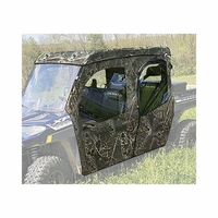 3 Star Camo Soft Doors and Rear Window w/ Zippers, Top - 2019-24 Polaris Ranger Crew 1000, XP 1000