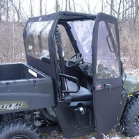 Cab Enclosure System w/ Hinged Doors (No Windshield) - 2010-14 Mid Size Polaris Ranger 400, 500, 570, 800, EV