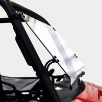 Direction 2 Hard Coated Full Tilting Front Windshield - 2015-24 Mid Size Polaris Ranger 500, 570, SP 570, ETX, EV