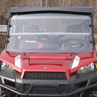 Dot Weld Clear Folding Windshield - 2013-23 Polaris Full Size Ranger w/ Pro-Fit Cage