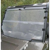 Dot Weld Clear Folding Windshield - 2015-21 Mid Size Polaris Ranger 500, 570, ETX, EV