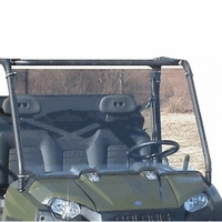 Dot Weld Clear Full Windshield - 2009-14 Full Size Polaris Ranger XP 700, XP 800 and 2016-21 570