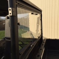 EMP Hard Coated Cab Back, Dust Stopper - 2015-20 Mid Size Polaris Ranger 500, 570, ETX, EV