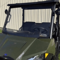 EMP Hard Coated Windshield and Cab Back - 2015-22 Mid Size Polaris Ranger 500, 570, ETX, EV