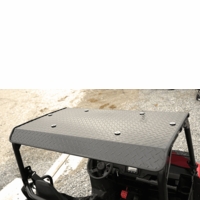 Falcon Ridge Black Aluminum Diamond Plate Hard Top - Polaris Ranger 150