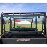 Falcon Ridge D.O.T. Approved Glass Rear Windshield - 2015-22 Mid Size Polaris Ranger 500, 570, ETX, EV