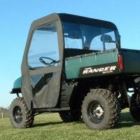 Falcon Ridge Doors, Rear Window and Top (No Windshield) - 2004-08 Polaris Ranger 500, 700