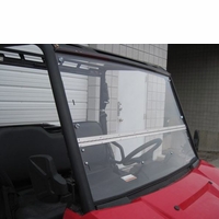 Full Folding Front Windshield by DaBomb Windshields - 2015-22 Mid Size Polaris Ranger 500, 570, ETX, EV