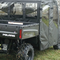 3 Star Black Soft Full Doors and Rear Window - 2010-14 Full Size Polaris Ranger 800 Crew, 2016-24 Crew 570-6