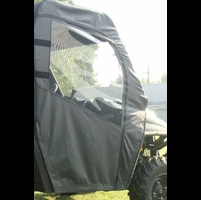 3 Star Black Soft Full Doors - 2009-14 Full Size Polaris Ranger XP 700, XP 800