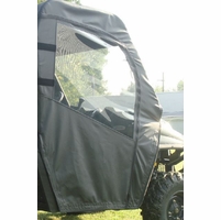 3 Star Black Soft Full Doors - 2009-14 Full Size Polaris Ranger XP 700, XP 800