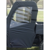 3 Star Black Soft Full Doors - 2010-14 Mid Size Polaris Ranger 400, 500, 570, 800, EV