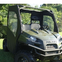 3 Star Black Soft Full Doors and Rear Window - 2009-14 Full Size Polaris Ranger XP 700, XP 800