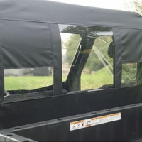 3 Star Black Rear Soft Panel - 2002-08 Full Size Polaris Ranger 500, 700