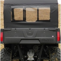 3 Star Black Rear Soft Panel - 2010-14 Mid Size Polaris Ranger 400, 500, 570, 800, EV