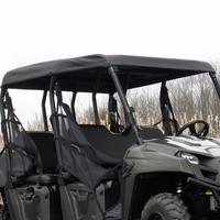 3 Star Black Soft Top - 2011-14 Mid Size Polaris Ranger 500, 570 Crew