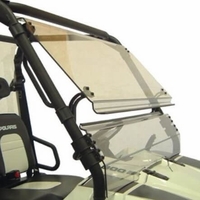 Kolpin Hard Coated Full Tilting Front Windshield - 2010-14 Full Size Polaris Ranger XP 800 and 2016-22 570