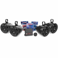 MTX Audio Bluetooth,Amplifier, 4 Tower Speaker Package