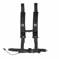 Pro Armor 2 Inch Wide Driver Side Auto-Style Harness - Black