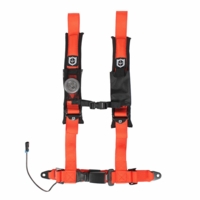 Pro Armor 2 Inch Wide Driver Side Auto-Style Harness - Orange