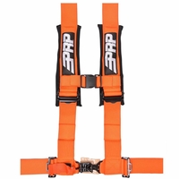 PRP 3 Inch, 4 Point Seat Harness - Orange