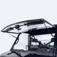 Seizmik Versa-Vent Hard Coated Flip Up Front Windshield - 2013-23 Full Size Polaris Ranger w/ Pro-Fit Cage