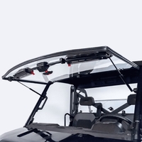 Seizmik Versa-Vent Hard Coated Flip Up Front Windshield - 2015-22 Mid Size Polaris Ranger 500, 570, ETX, EV