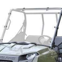 Super ATV Hard Coated Full Front Windshield - 2010-14 Mid Size Polaris Ranger 400, 500, 570, 800, EV